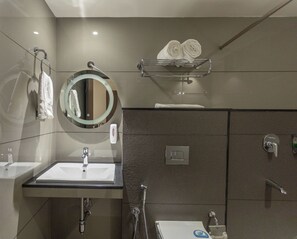 Standard Room | Bathroom | Shower, towels, soap, toilet paper - AS Airport Inn (Athani)
