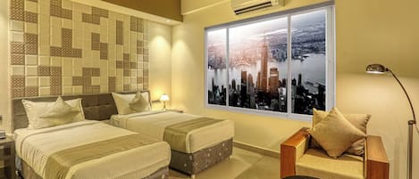 Habitación Deluxe | Escritorio, espacio para trabajar con laptop y wifi gratis
