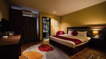 Kamar Superior, 1 Tempat Tidur Queen, pemandangan kota | Wi-Fi gratis dan seprai linen