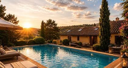 Privat guest room in family villa in nature close to Madrid
