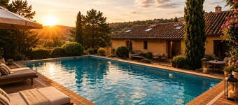 Privat guest room in family villa in nature close to Madrid