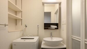 Standard Double or Twin Room | Bathroom | Separate tub and shower, hair dryer, slippers, towels
