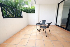 Terrace/patio - Practical City Base | 1BR/1BA (Spring Hill)