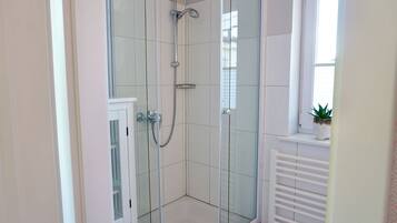Shower, hair dryer