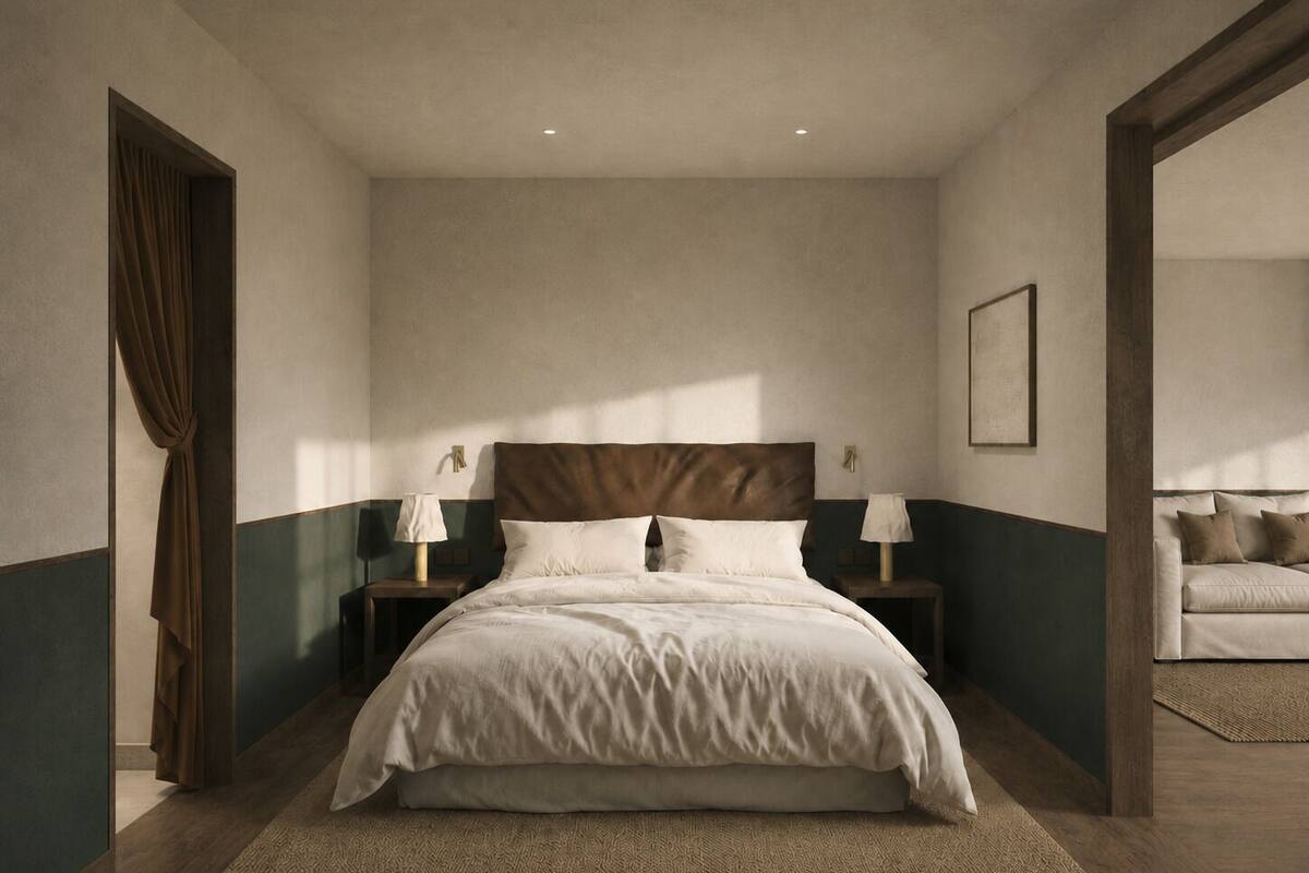 In-room safe, desk, laptop workspace, soundproofing