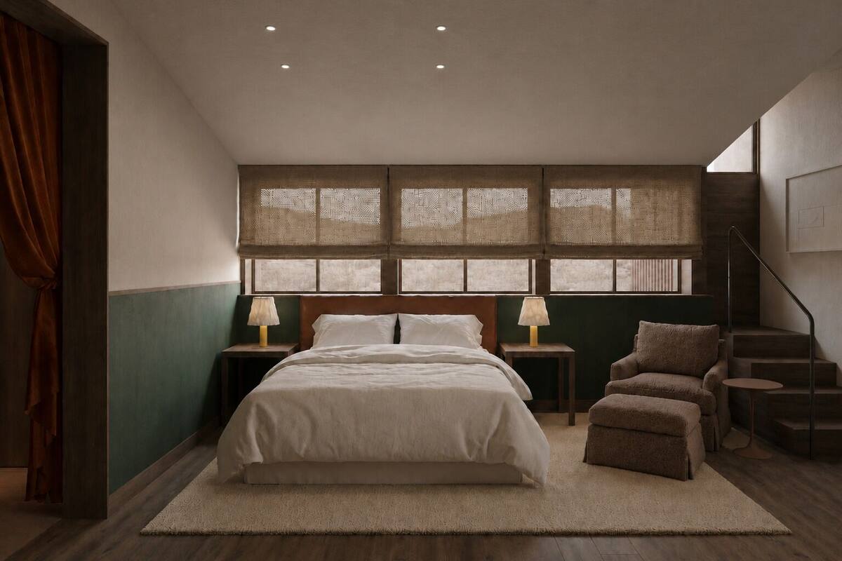 In-room safe, desk, laptop workspace, soundproofing