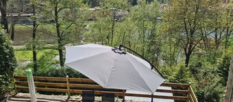 Apartment Klara on the Lilienstein hiking trail with large terrace