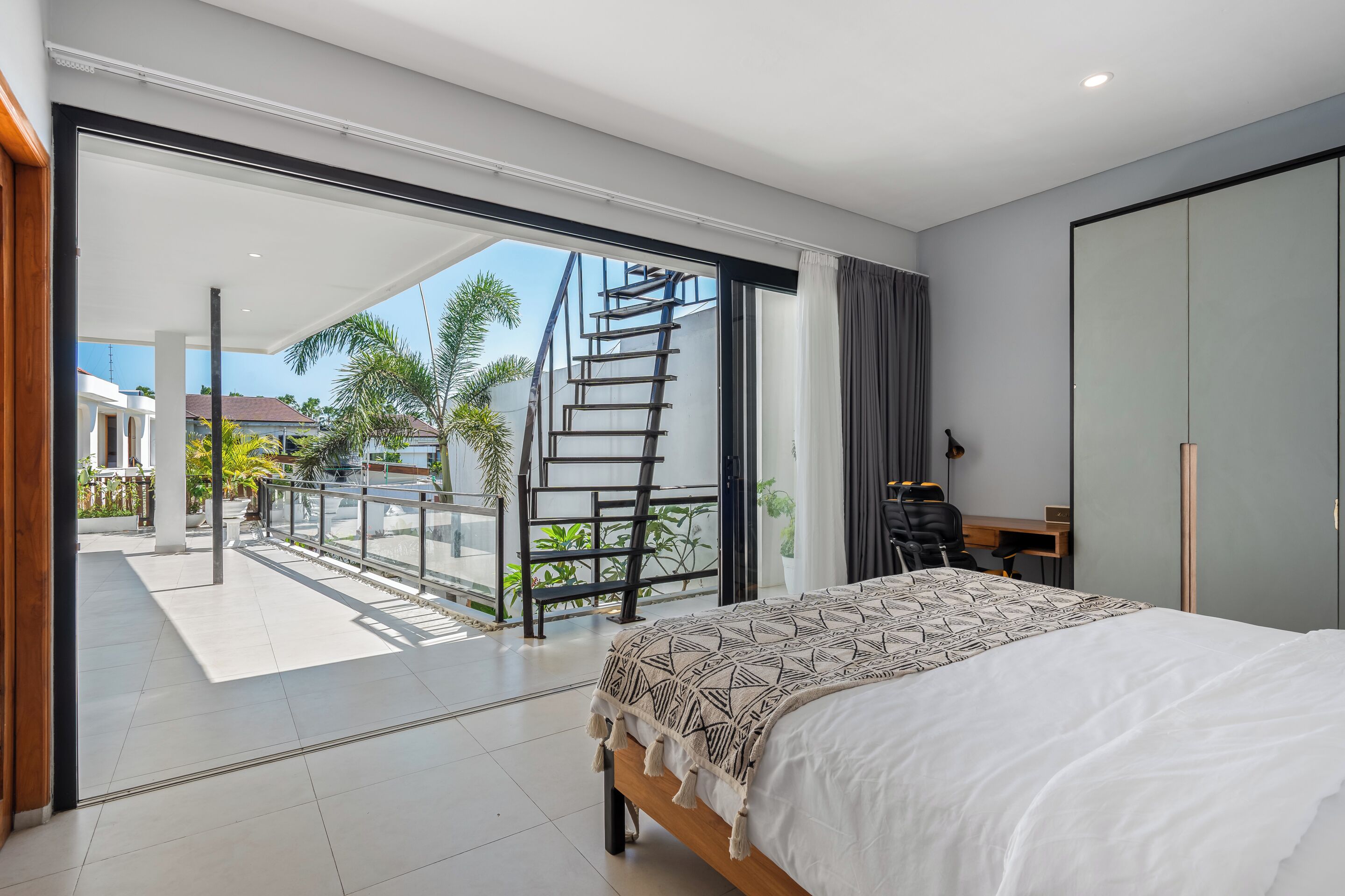 Vila design, 2 quartos, piscina particular | Vista do quarto