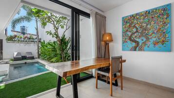 Design Villa, 2 Bedrooms, Private Pool | View from room