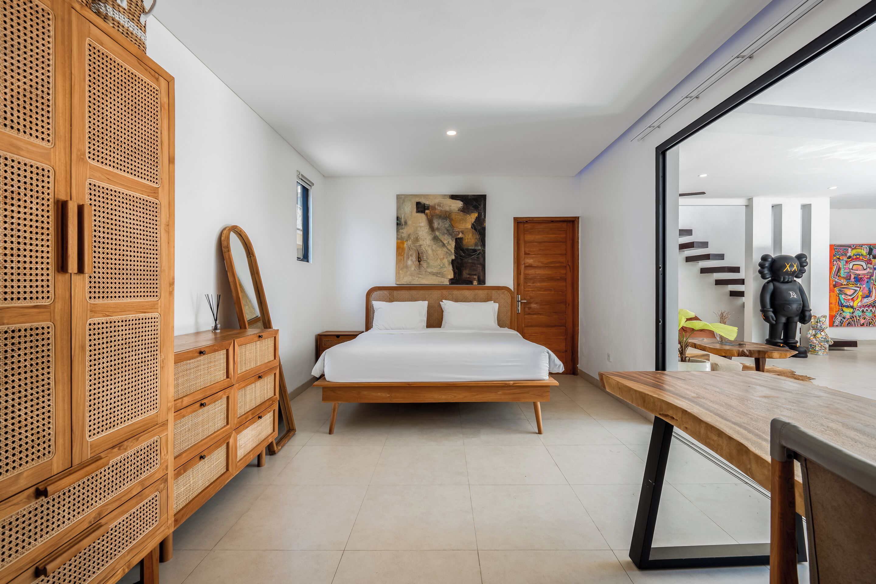 Villa, 2 Bedrooms, Private Pool | In-room safe, desk, laptop workspace, blackout curtains