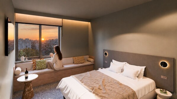 Superior Suite, City View | 高級寝具、セーフティボックス (室内)、デスク、ノートパソコン用作業スペース