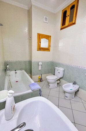 Hair dryer, bidet, towels, soap - Wonderful location, serene, quiet, clean. (Tanger)