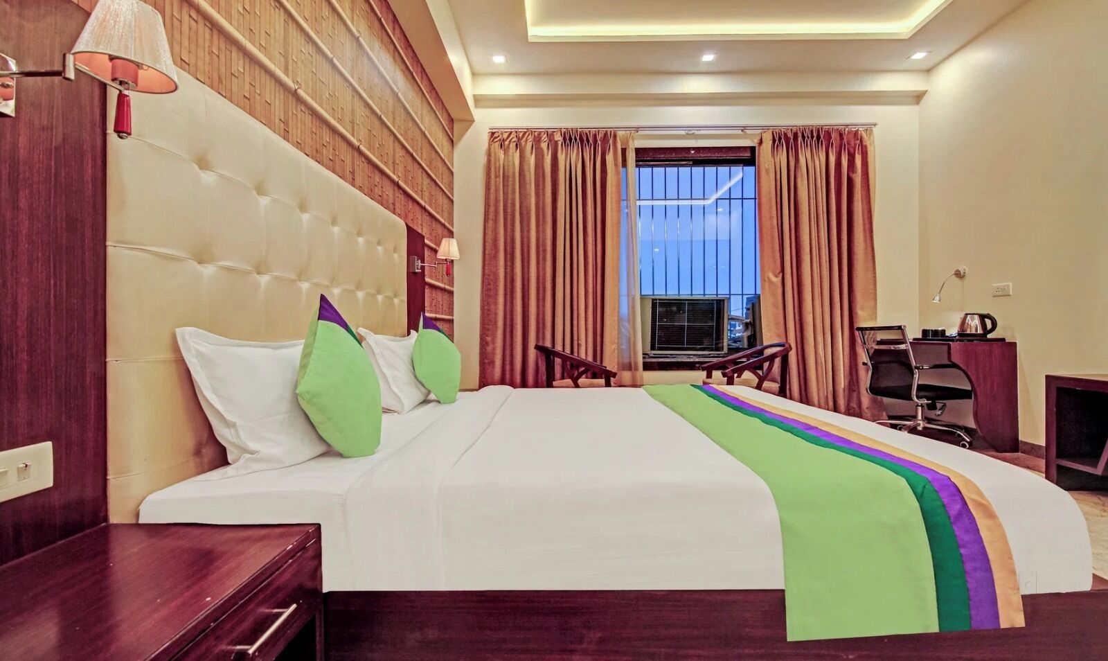 Luxury Room, Balcony, City View | In-room safe, desk, laptop workspace, soundproofing