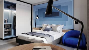 Premium Room, 1 King Bed, Non Smoking, City View | In-room safe, individually decorated, individually furnished
