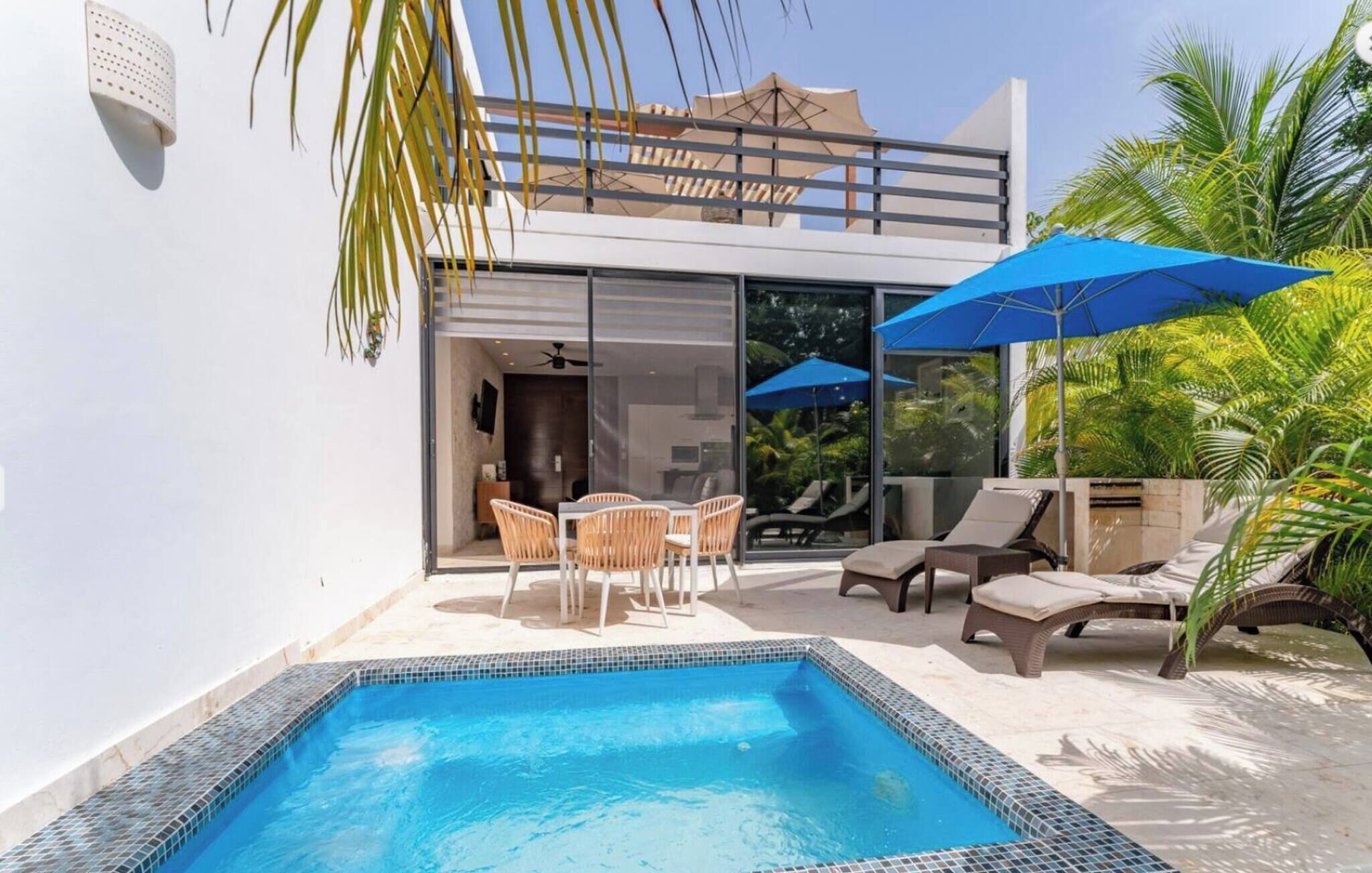Casa, 2 habitaciones, patio | Alberca | Alberca al aire libre 