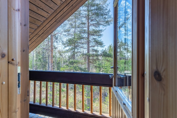 Mökki, 2 makuuhuonetta, rinteen puolella | Näkymä huoneesta
