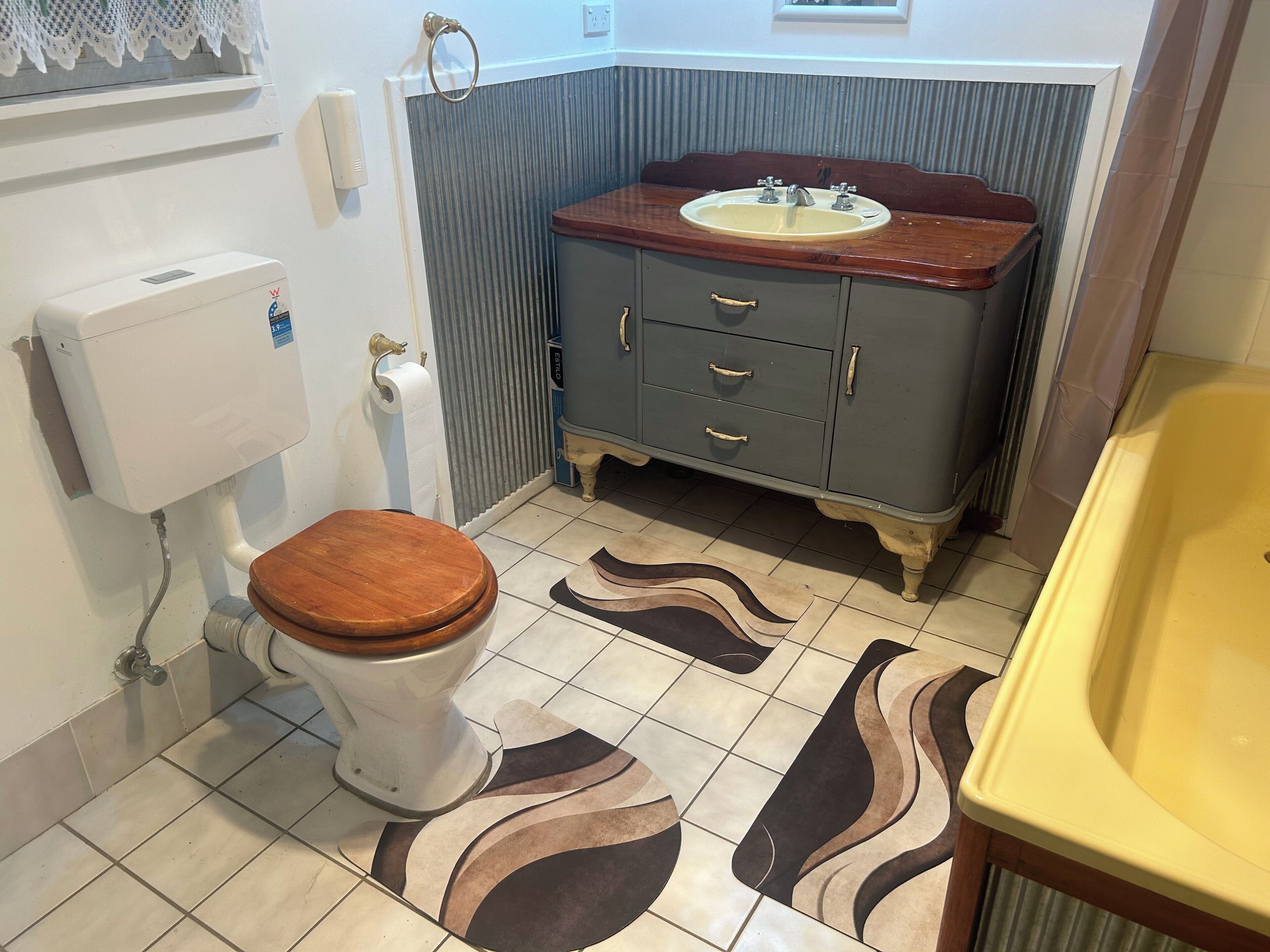 Towels, soap, toilet paper