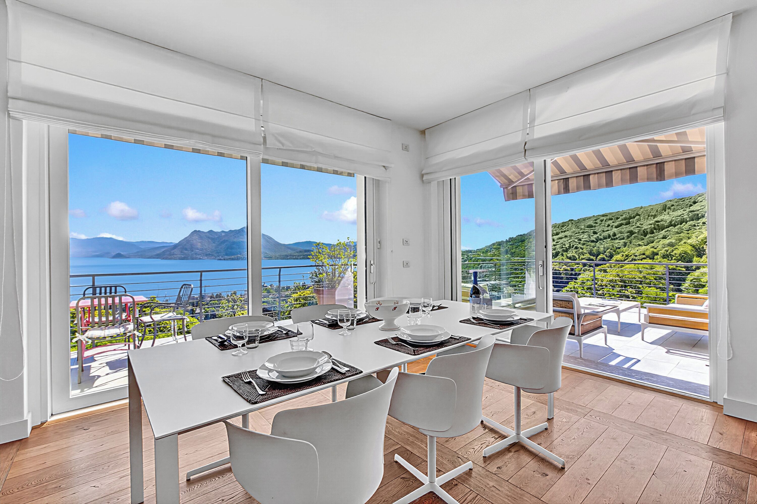 Villa familiare, 4 camere da letto, frigorifero e microonde (Villa Alessia,Lake Maggiore View) | Pasti