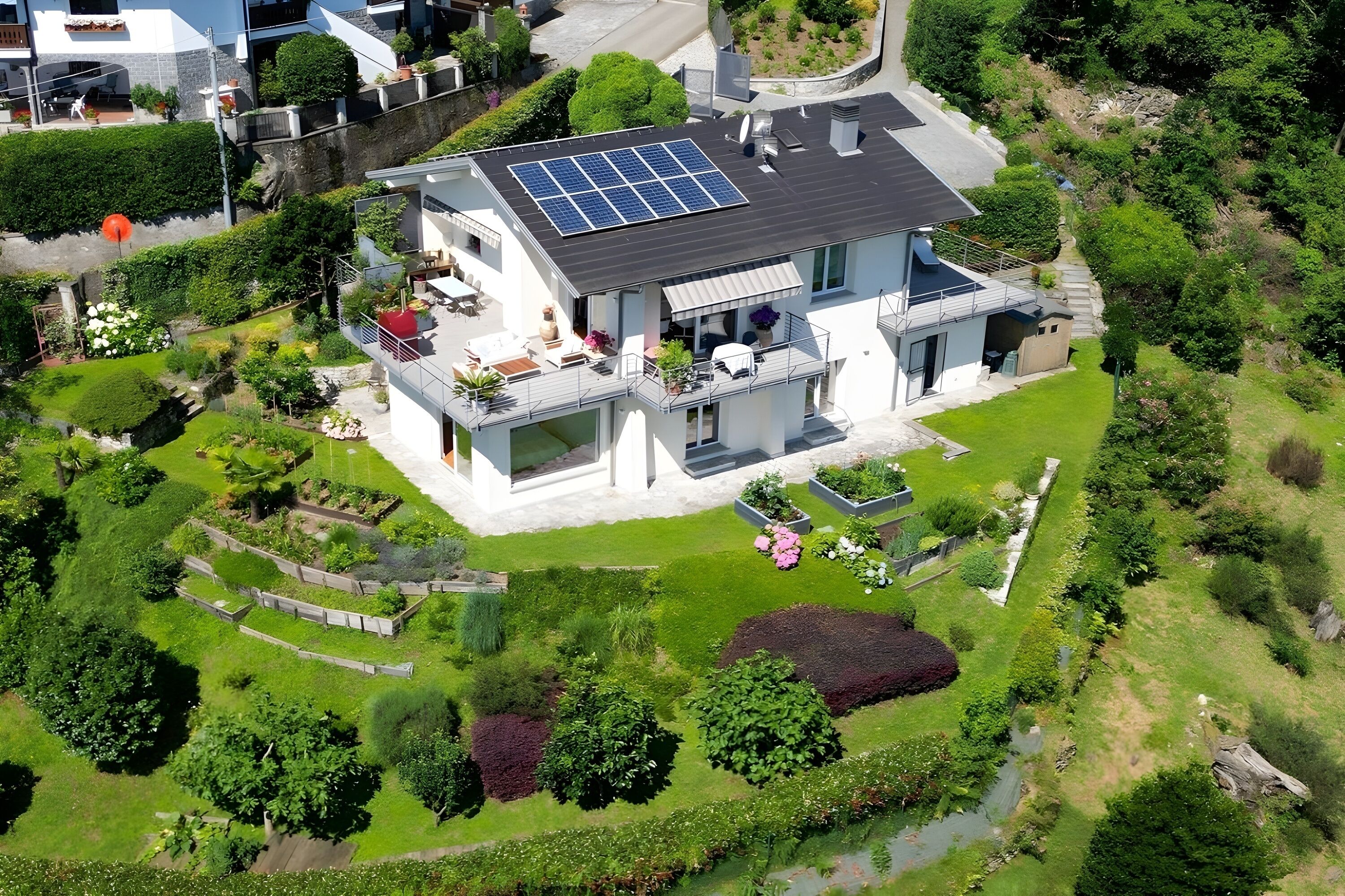 Villa familiare, camere multiple, frigorifero e microonde, lato montagna (Villa Alessia Stresa) | Esterni