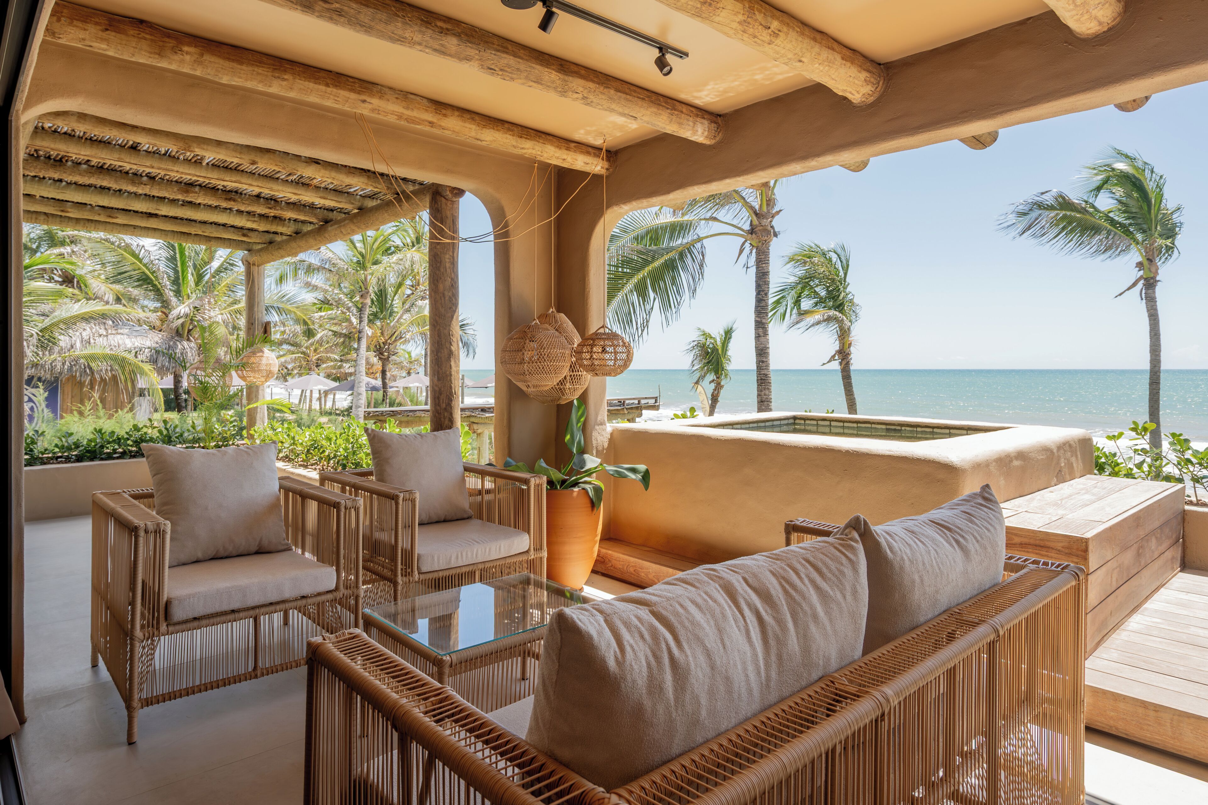 Casa de Mar Superior - Frente Mar | Roupas de cama premium, individualmente decorados