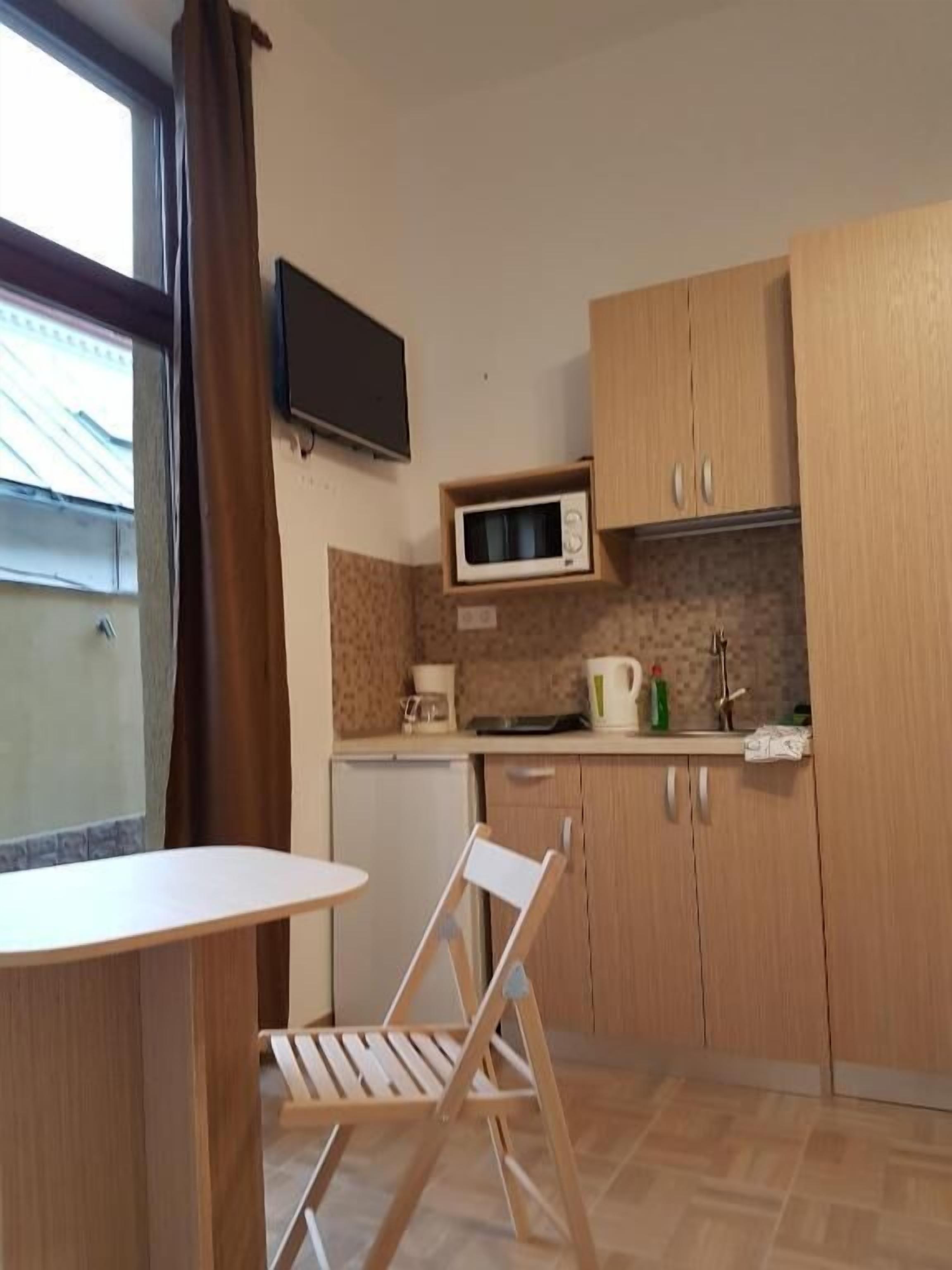 Studio Économique, patio | Cuisine privée