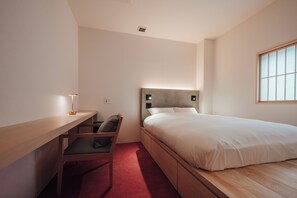 Basic Double Room, 1 Double Bed, Non Smoking, Private Bathroom | Desk, laptop workspace, iron/ironing board, free WiFi - MUKU (Kure)