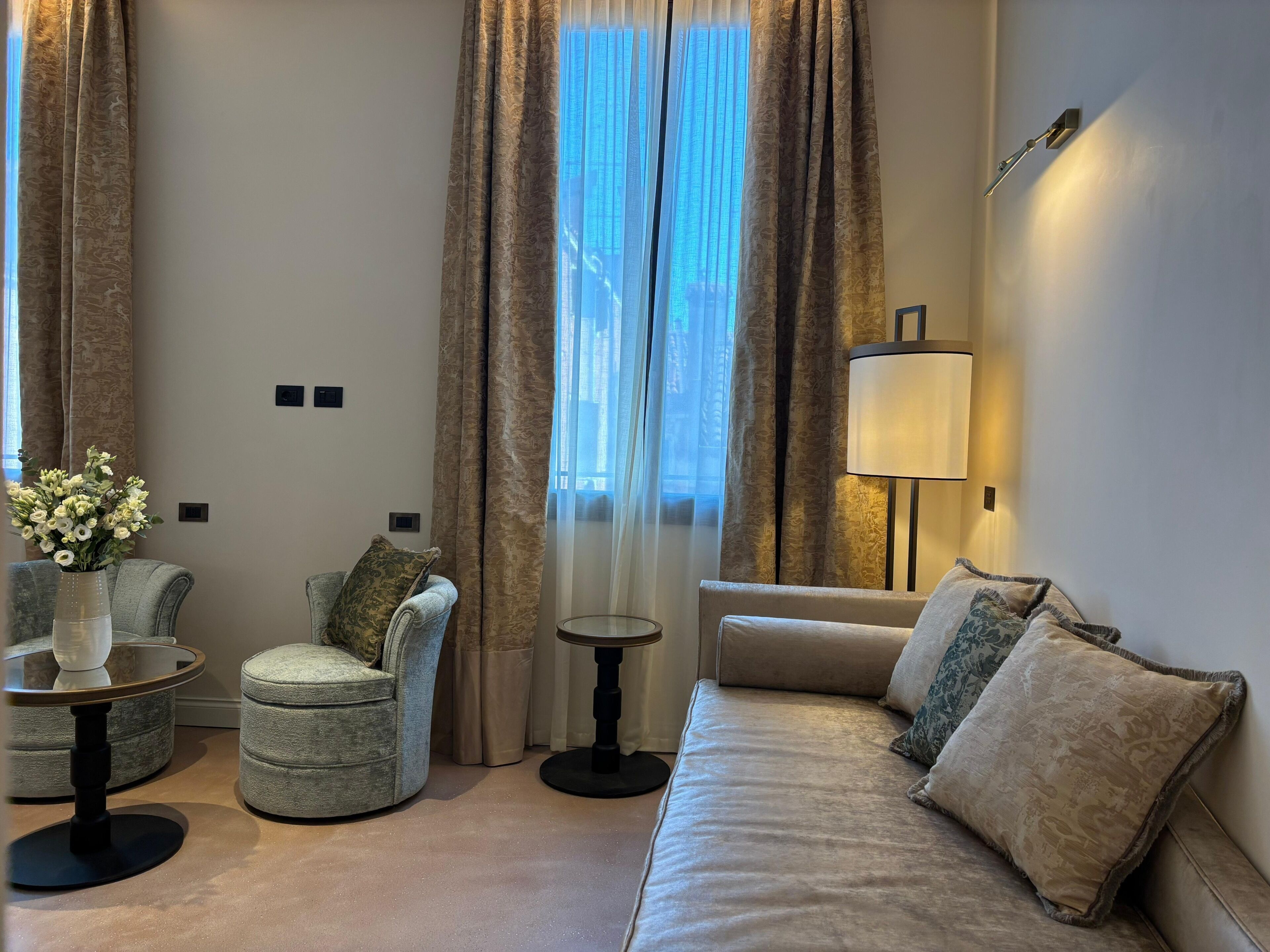 Habitación Deluxe doble | Zona de estar