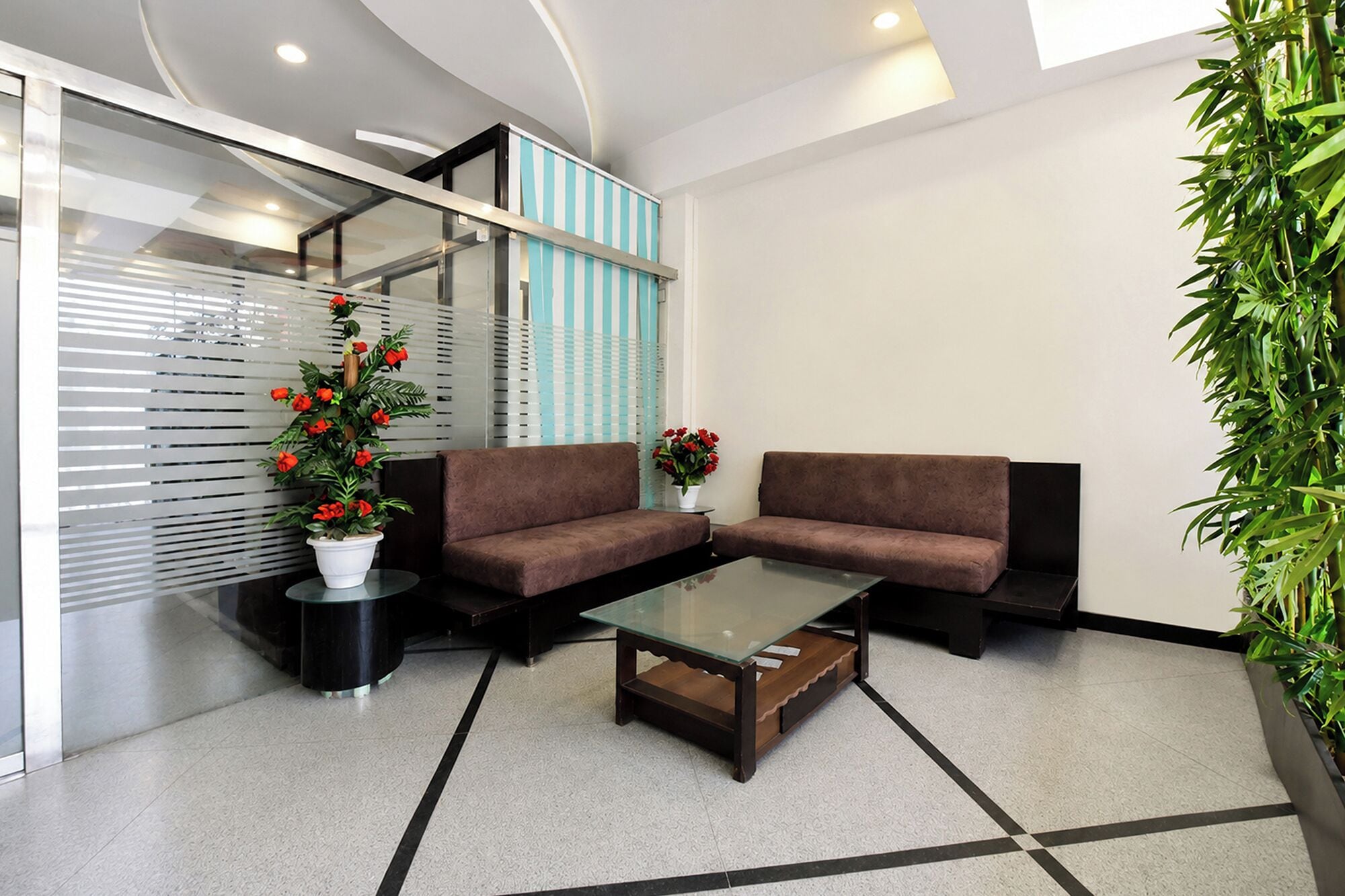 Sala de estar en el lobby