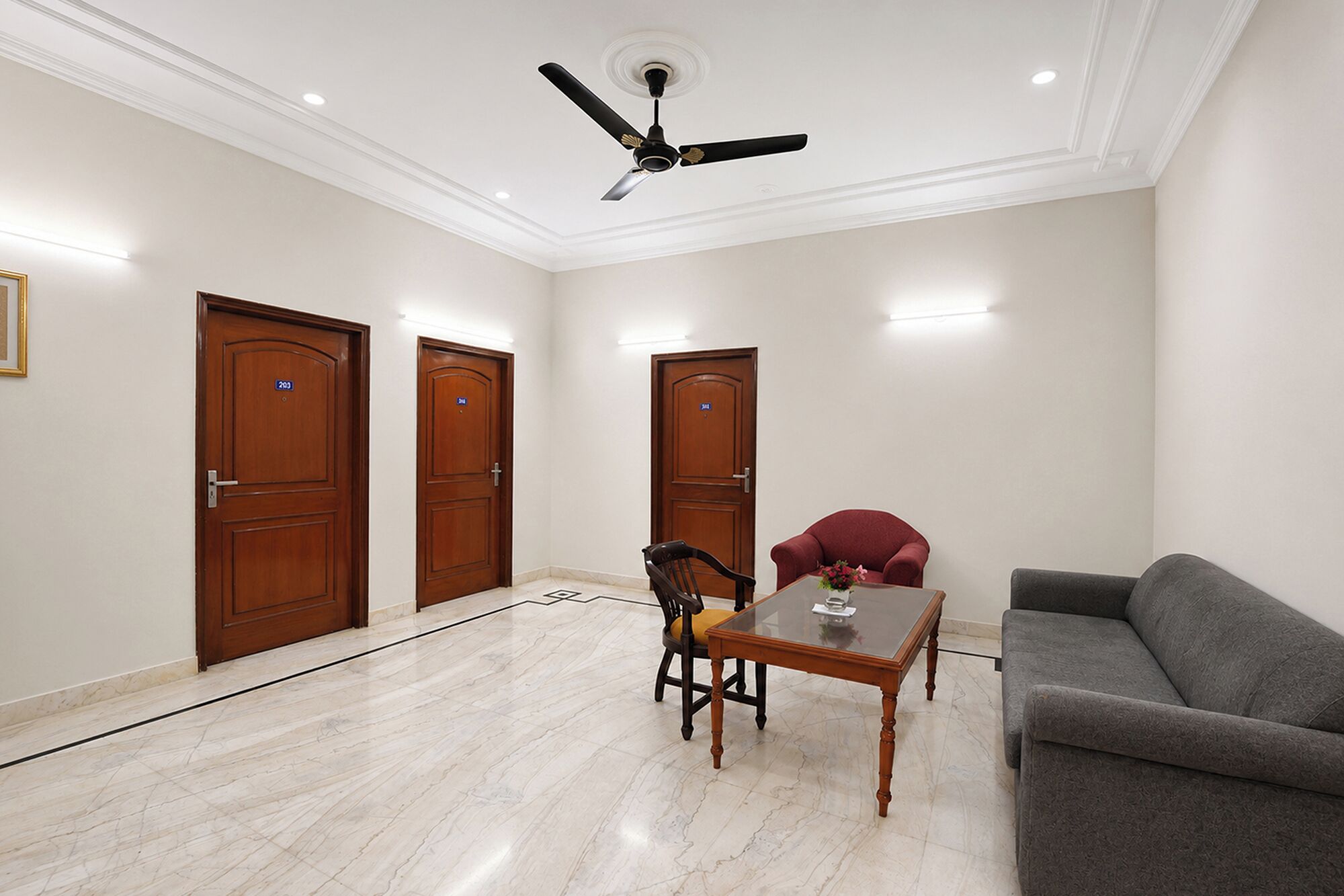 Lobby sitting area