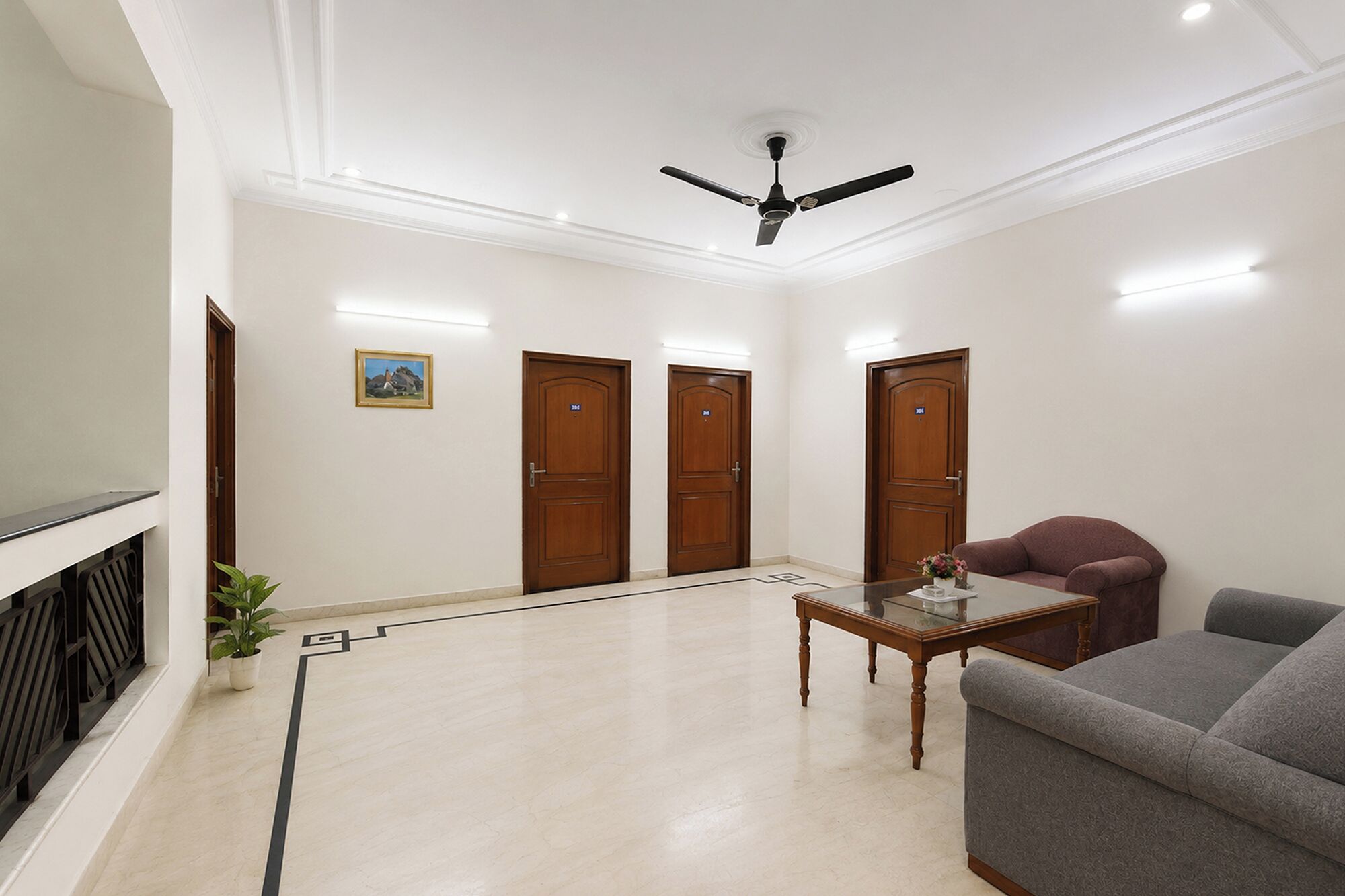 Lobby sitting area