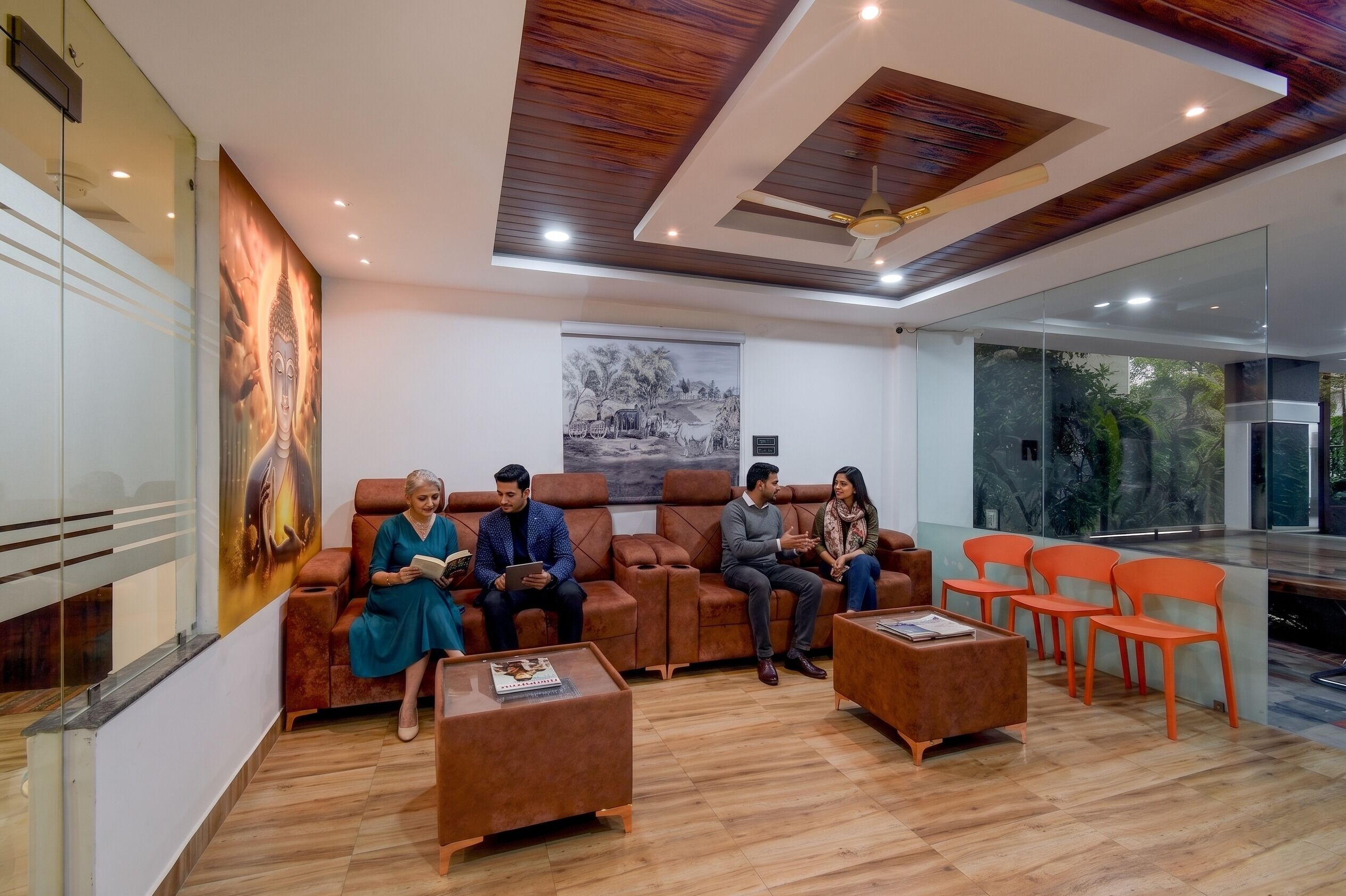 Khu tiếp khách ở sảnh