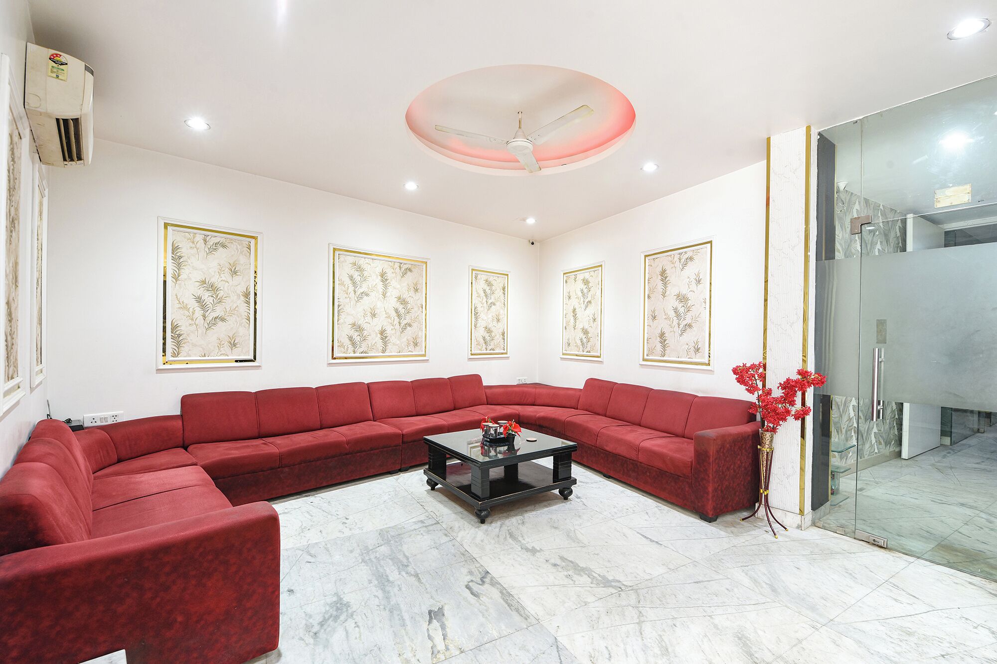 Lobby sitting area