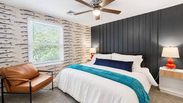 Iron/ironing board, travel cot, free WiFi, bed sheets