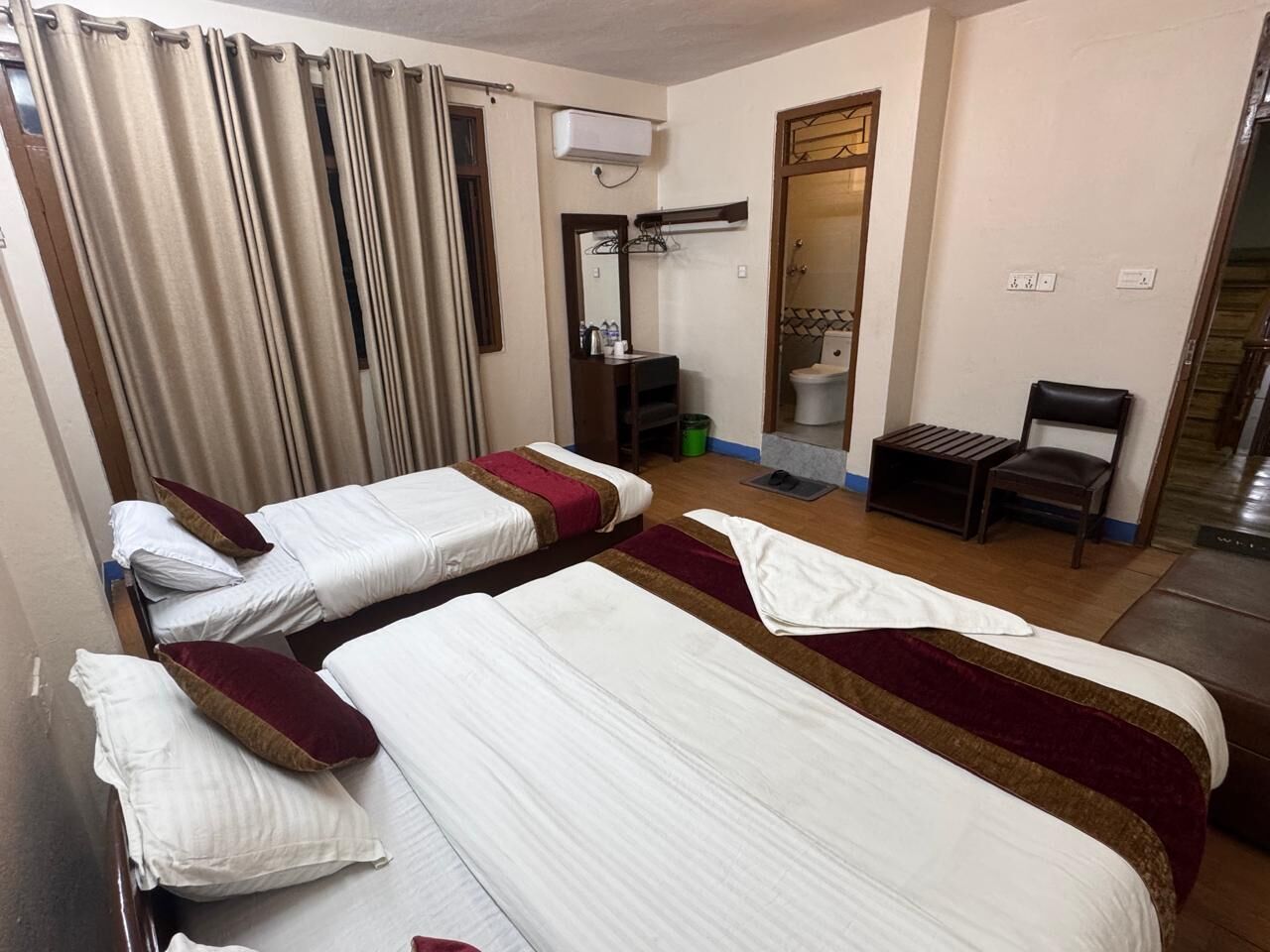 Family Triple Room, Balcony, Mountain View | Blackout drapes, iron/ironing board, free WiFi