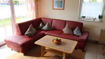 TV, DVD player, table tennis, stereo