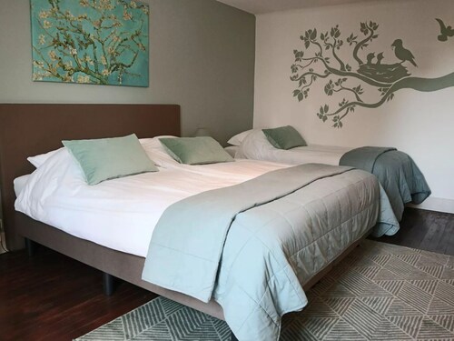 Charme rural, Chambre Verte confortable avec petit-déjeuner gourmet