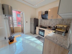 Appartement Confort, vue sur la montagne | Cuisine privée
