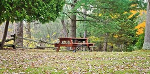 Property grounds - Beautiful Cottage with Fire Pit and Barbecue in Belleville, Ontario (Belleville)