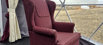 Cozy Geodesic Glamping Dome on a Canadian Ranch with Horses, Perfect for a Weekend of Wellness