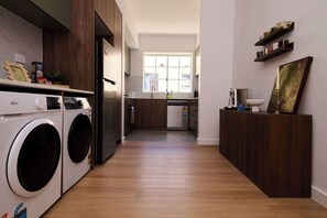Fridge, microwave, oven, stovetop - Chic 2BR Bondi Beach Luxury - 5 min walk to Sand (Bondi)