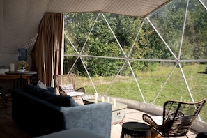 Interior - Unique Off-Grid Dome Escape with Hot Tub & Forest Views in Ontario, Canada (Marmora)
