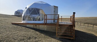 Tranquil Dome on the Calm Prairies of Alberta, Canada, near Medicine Hat and Redcliff