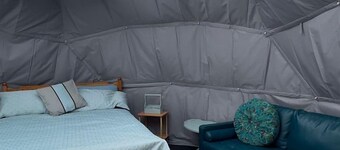 Peaceful Dome on the Plains of Alberta, Perfect for a Serene Weekend to Reconnect with Nature