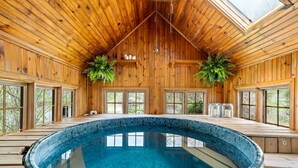 Pool - Secluded Riverfront Farmhouse with Pool, Hot Tub & Firepit in Ontario, Canada (Marmora)