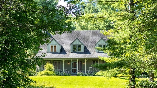 Exterior - Secluded Riverfront Farmhouse with Pool, Hot Tub & Firepit in Ontario, Canada (Marmora)