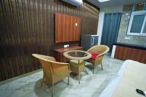 Deluxe Room, Balcony, City View | Desk, laptop workspace, free WiFi