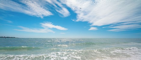 On the beach