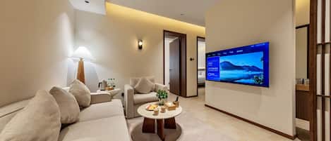Deluxe Double Room, Courtyard View | Ruang tamu