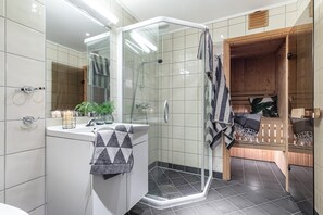 Douche, papier toilette