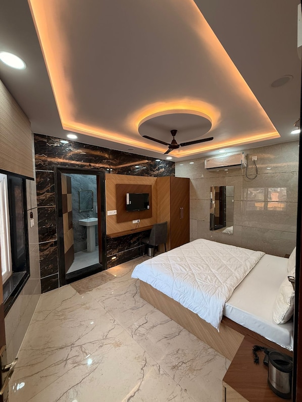 Deluxe-Doppelzimmer | Blick auf die Stadt